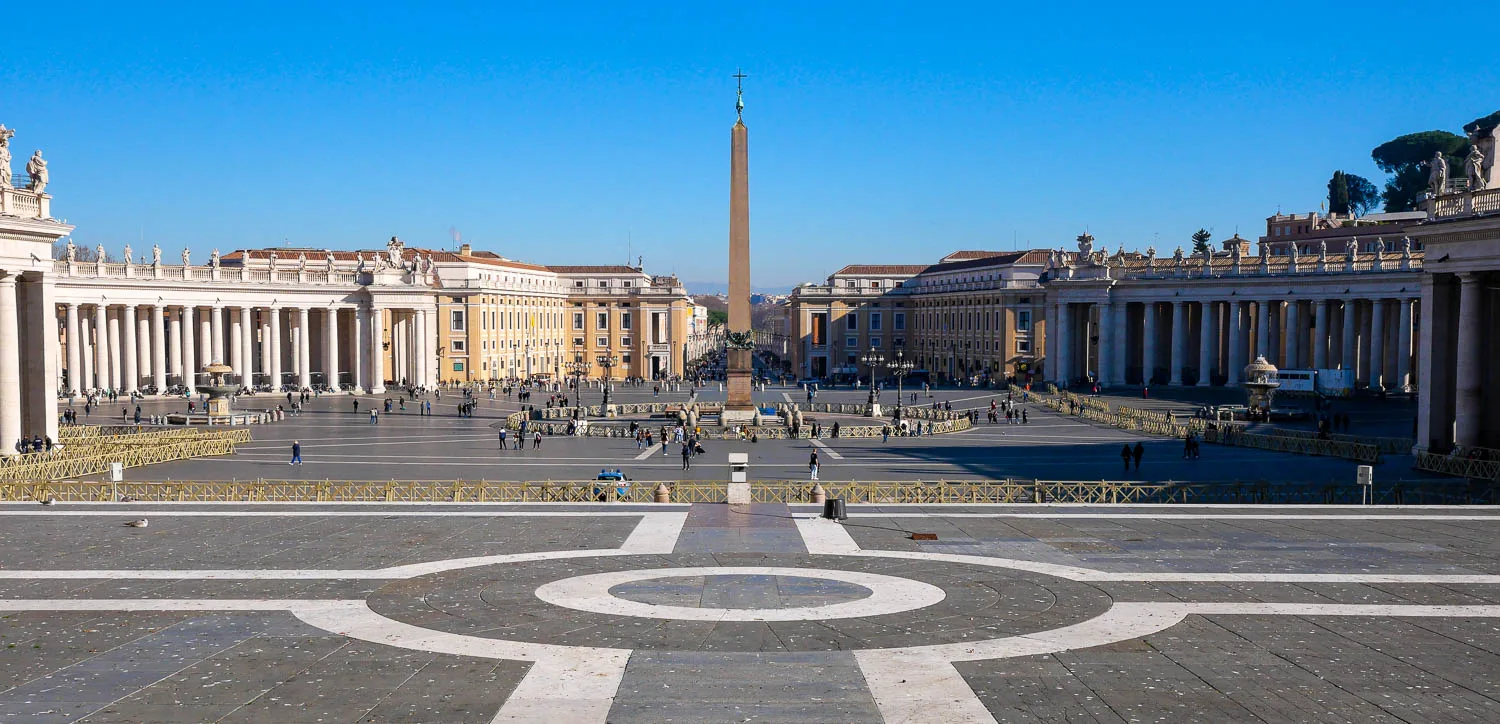 Visiter Rome en 3 jours place Saint Pierre Vatican