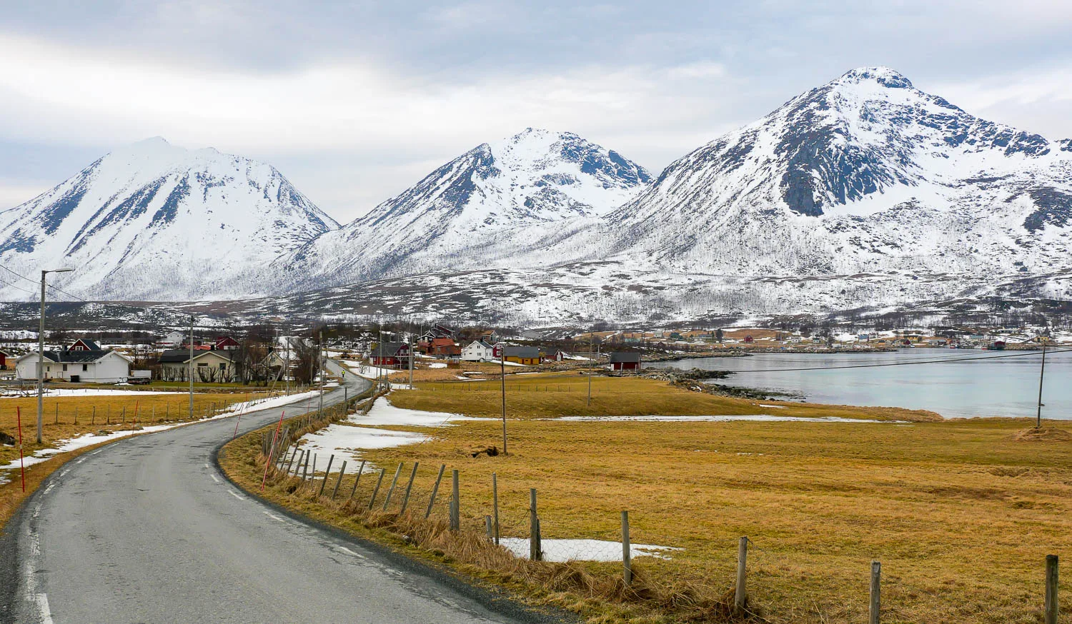 Village de Tromvik en Norvège