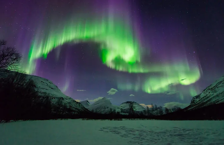 Aurores boréales Tromso Norvège