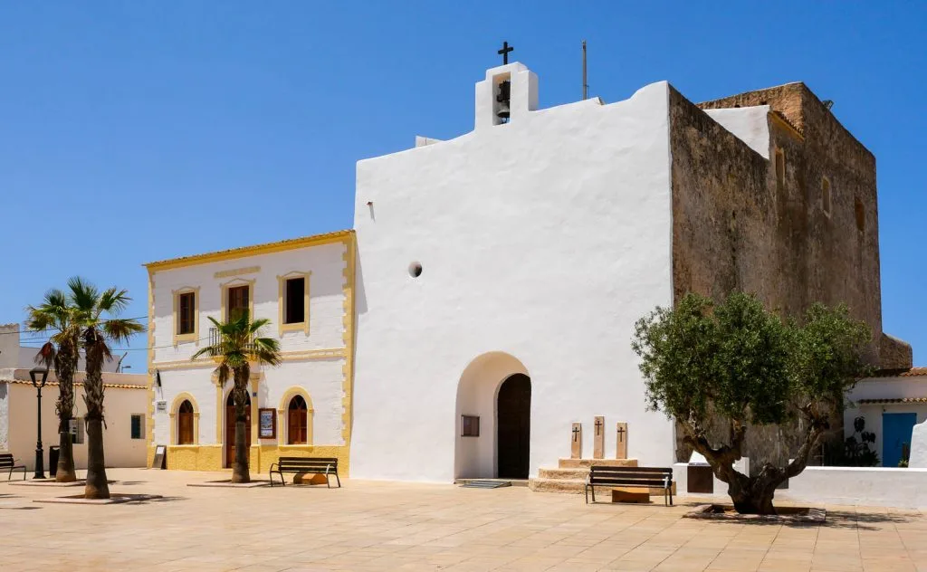 Eglise esglesia de Sant Francesc Xavier formentera espagne