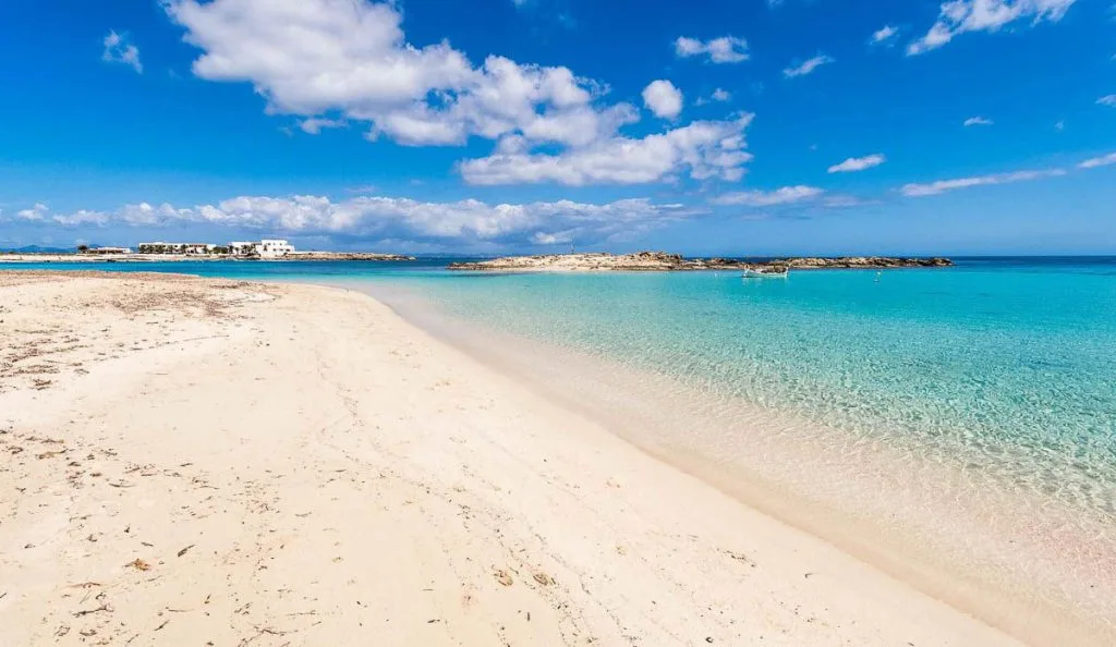 Plage d'Es Pujols où dormir à Formentera