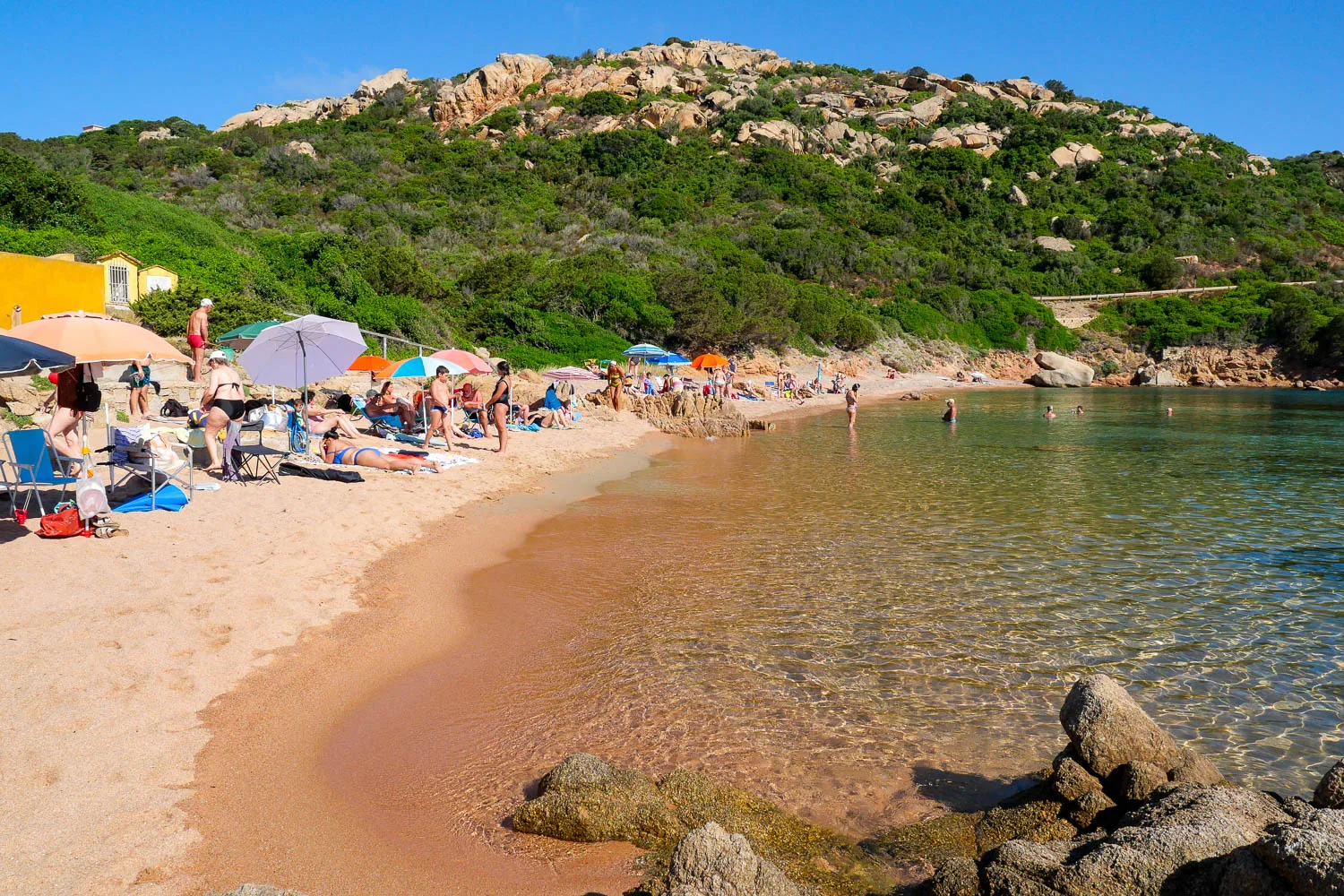 Plage de la Cala Spalmatore ile Maddalena Sardaigne
