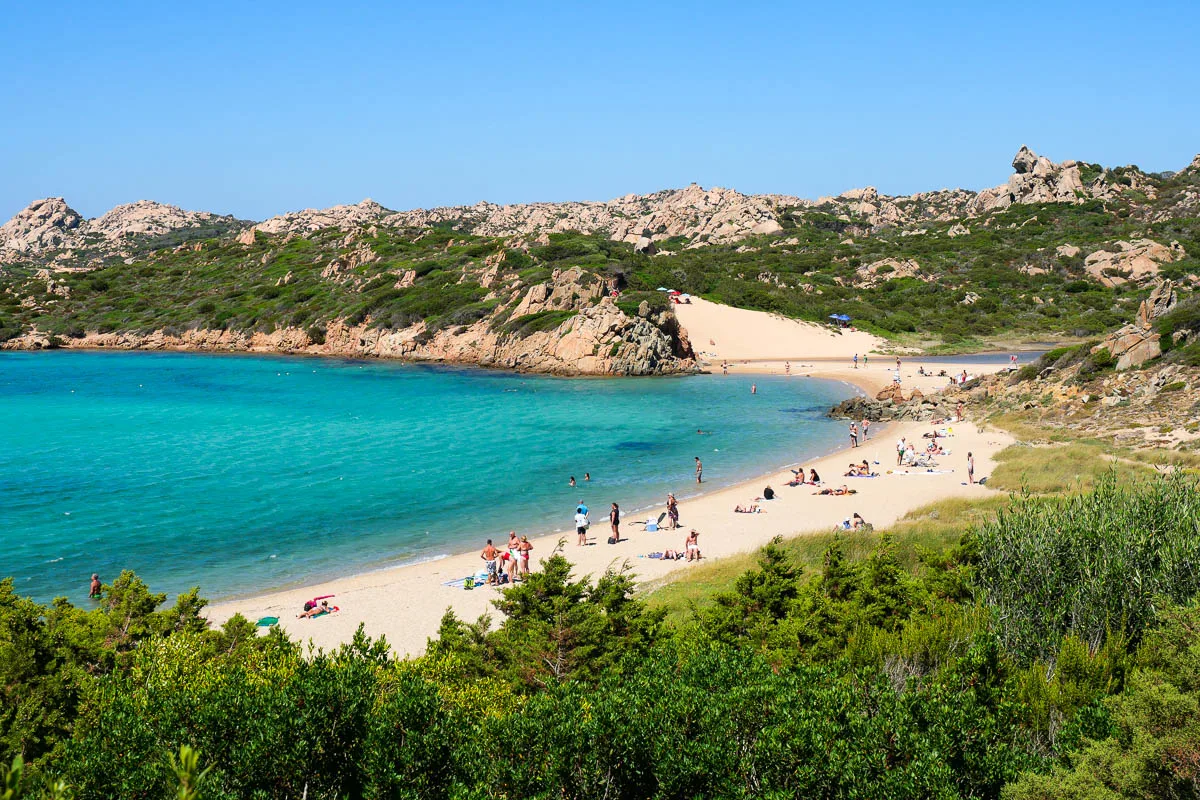 Plage Monti D'A Rena ile maddalena sardaigne italie