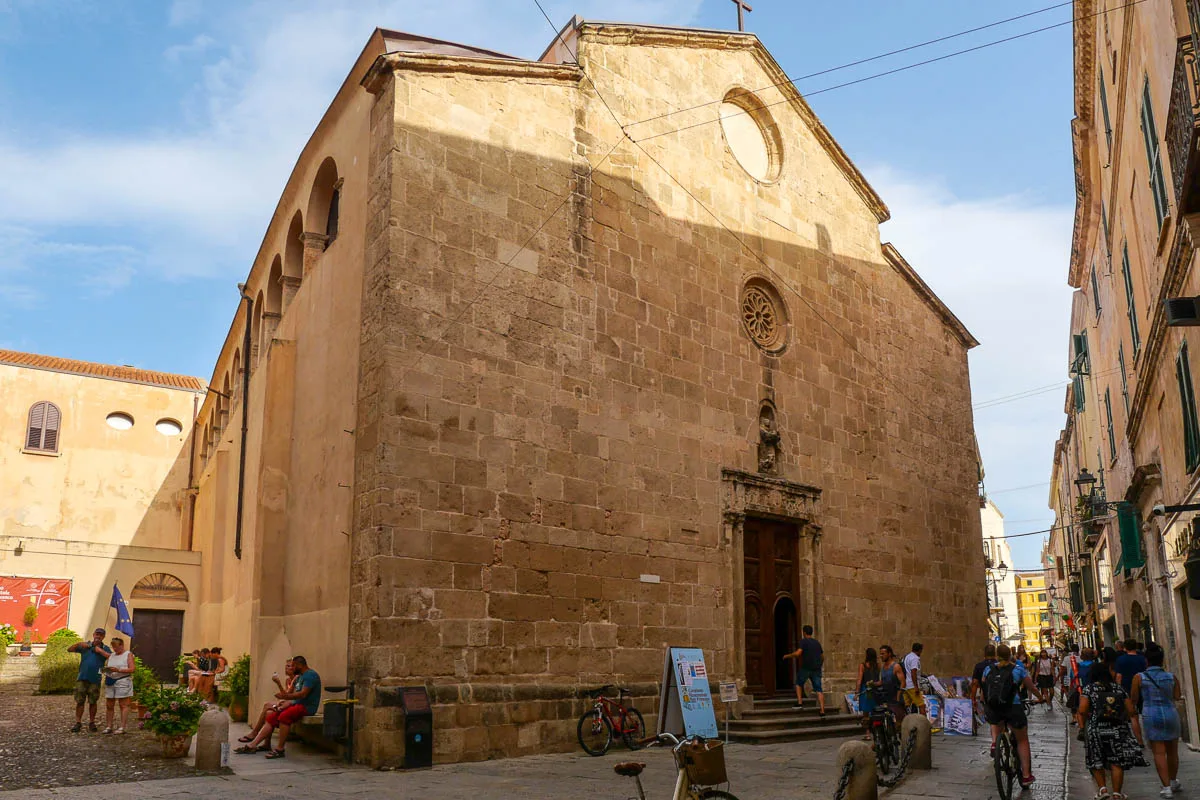 Alghero église Chiesa San Francesco Sardaigne Italie