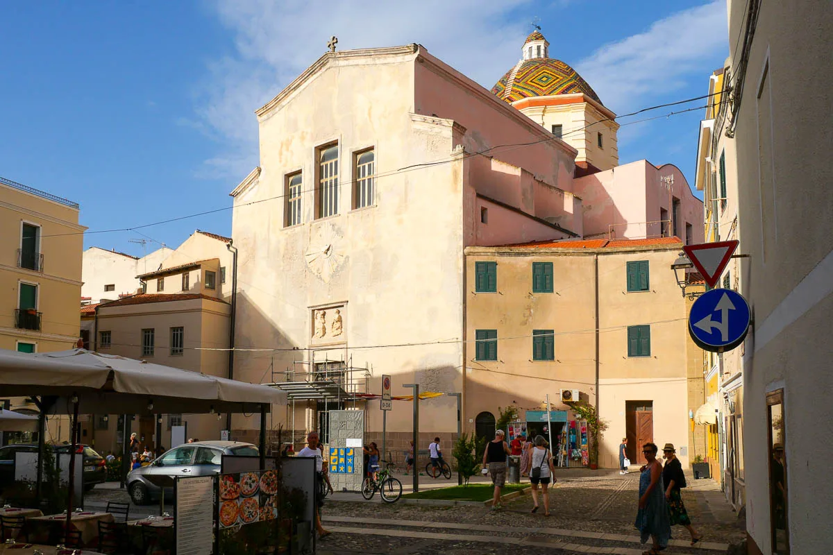 Alghero église chiesa di San Michele Sardaigne Italie