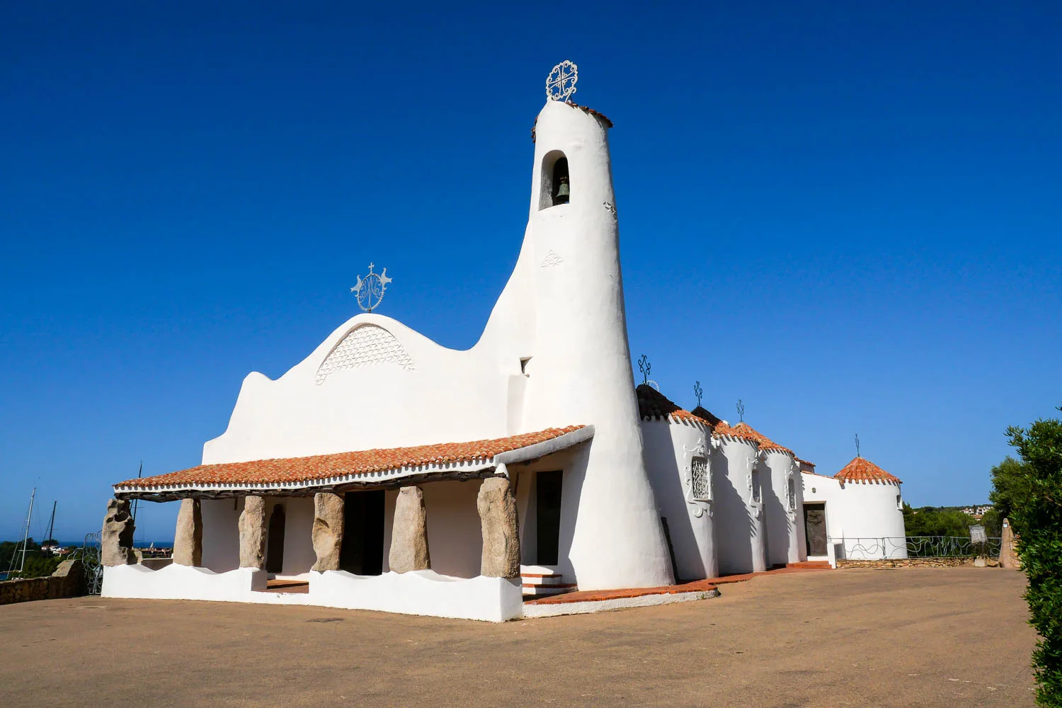 Église Stella Maris de Porto Cervo Sardaigne Italie