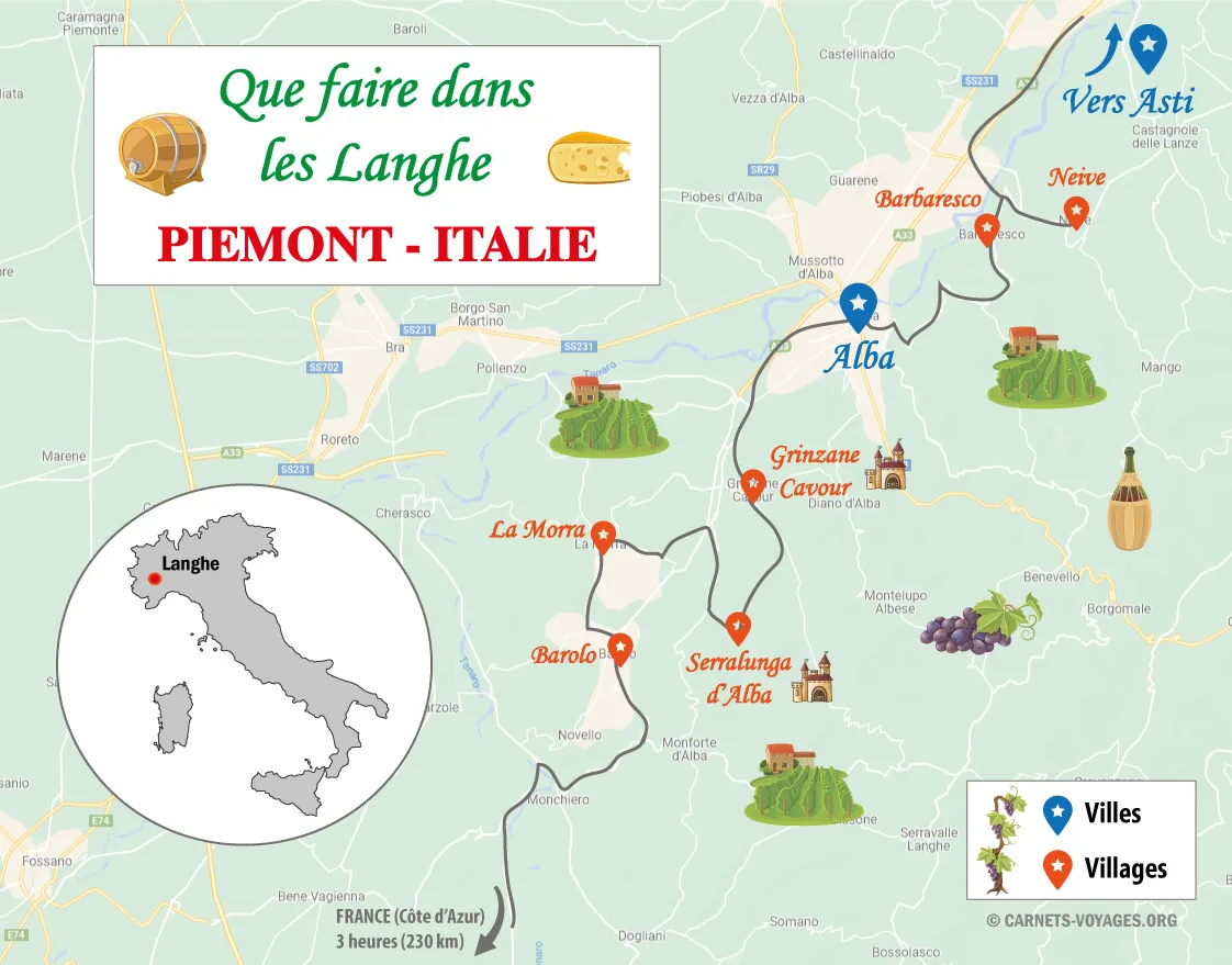 carte itinéraire road trip que faire