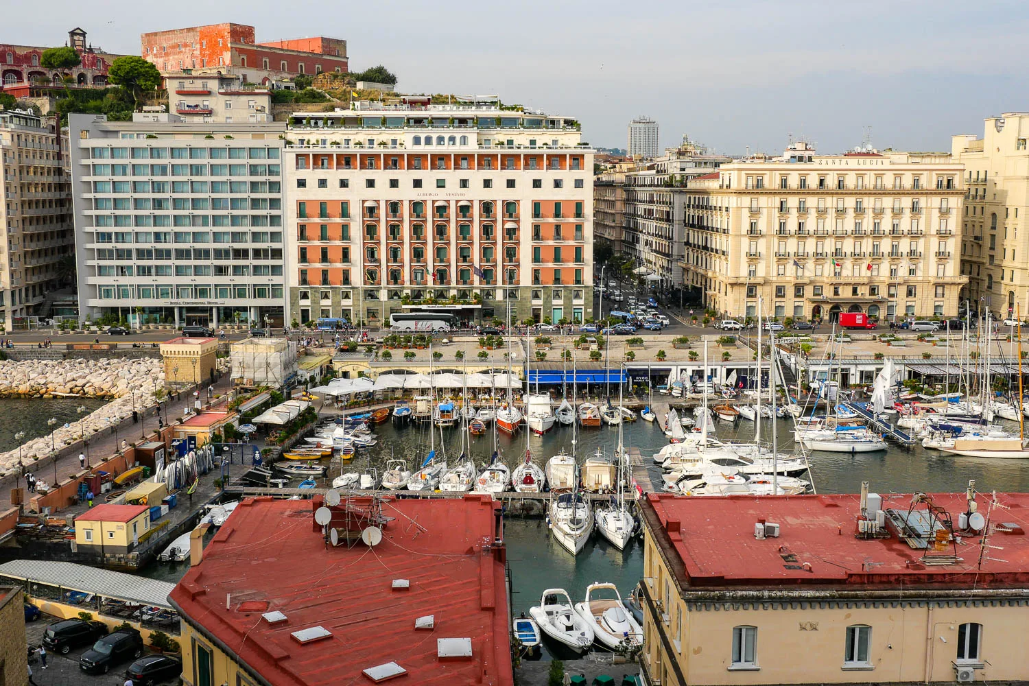 Marina port Santa Lucia Borgo Marinaro things to do in Naples in 2 days Italy