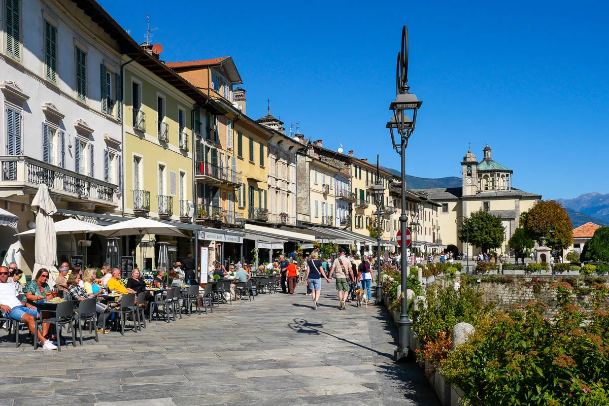 Colored houses in Cannobio what to see in lake maggiore italy