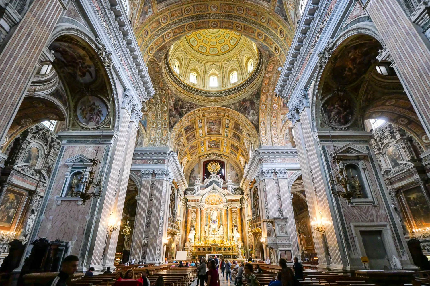 Church Chiesa del Gesù Nuovo what to do in Naples Italy