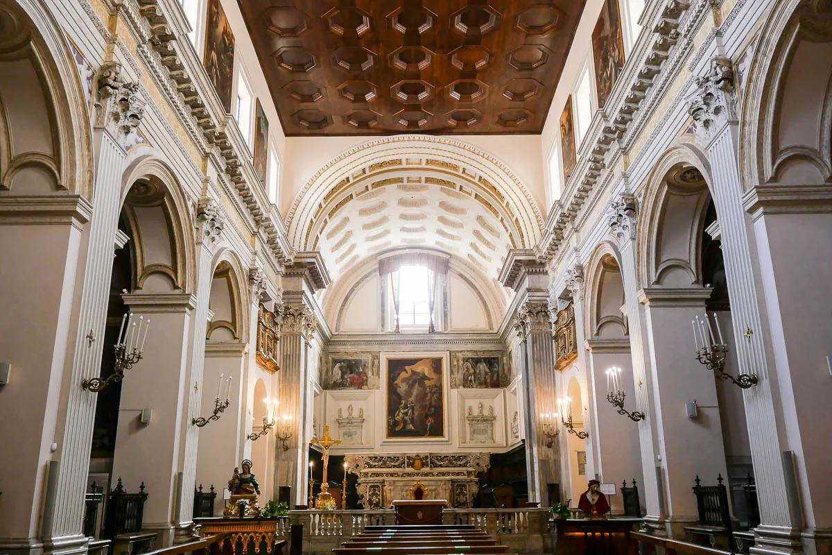 Church Sant’Anna dei Lombardi visit Naples Italy