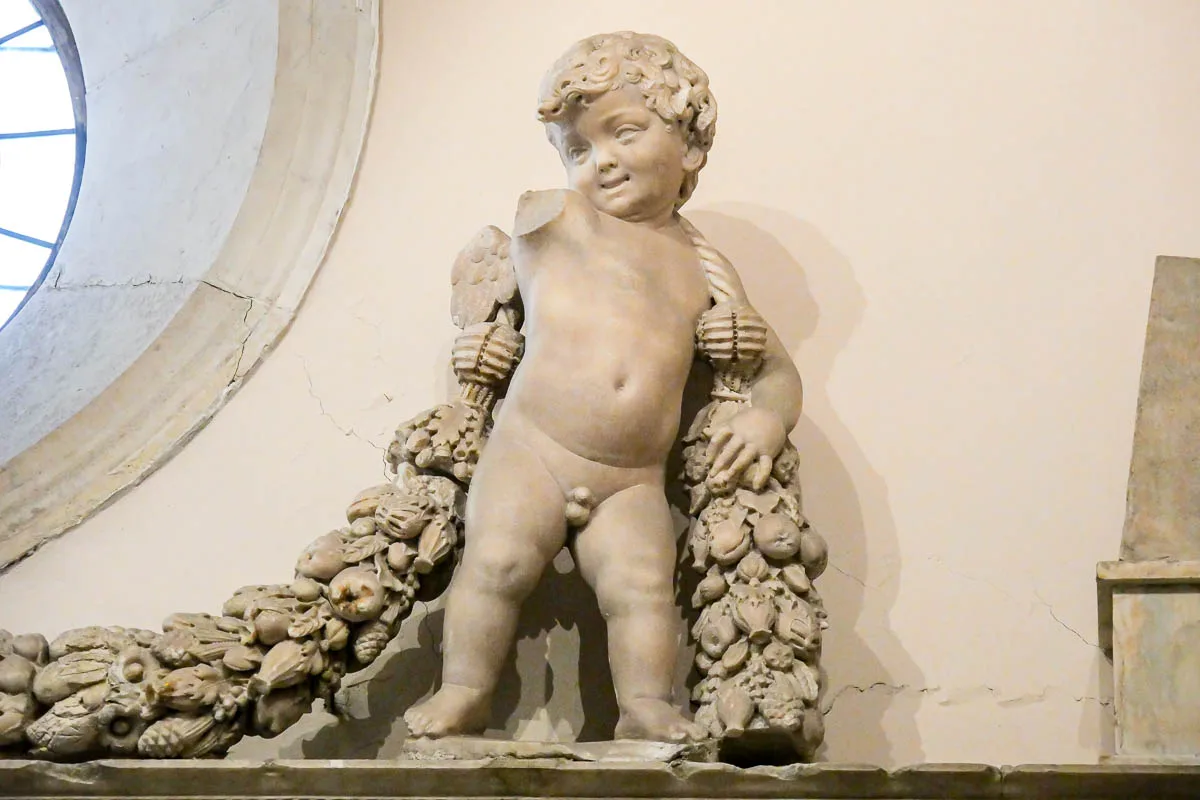 Church Sant’Anna dei Lombardi Cappella Correale Michelangelo statue Naples Italy