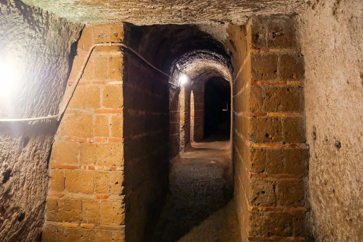 Galleria Borbonica Bourbon tunnel what to do in Naples Italy