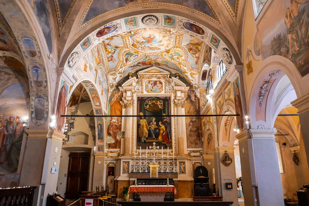 hermitage church Santa Caterina del Sasso lake maggiore italy