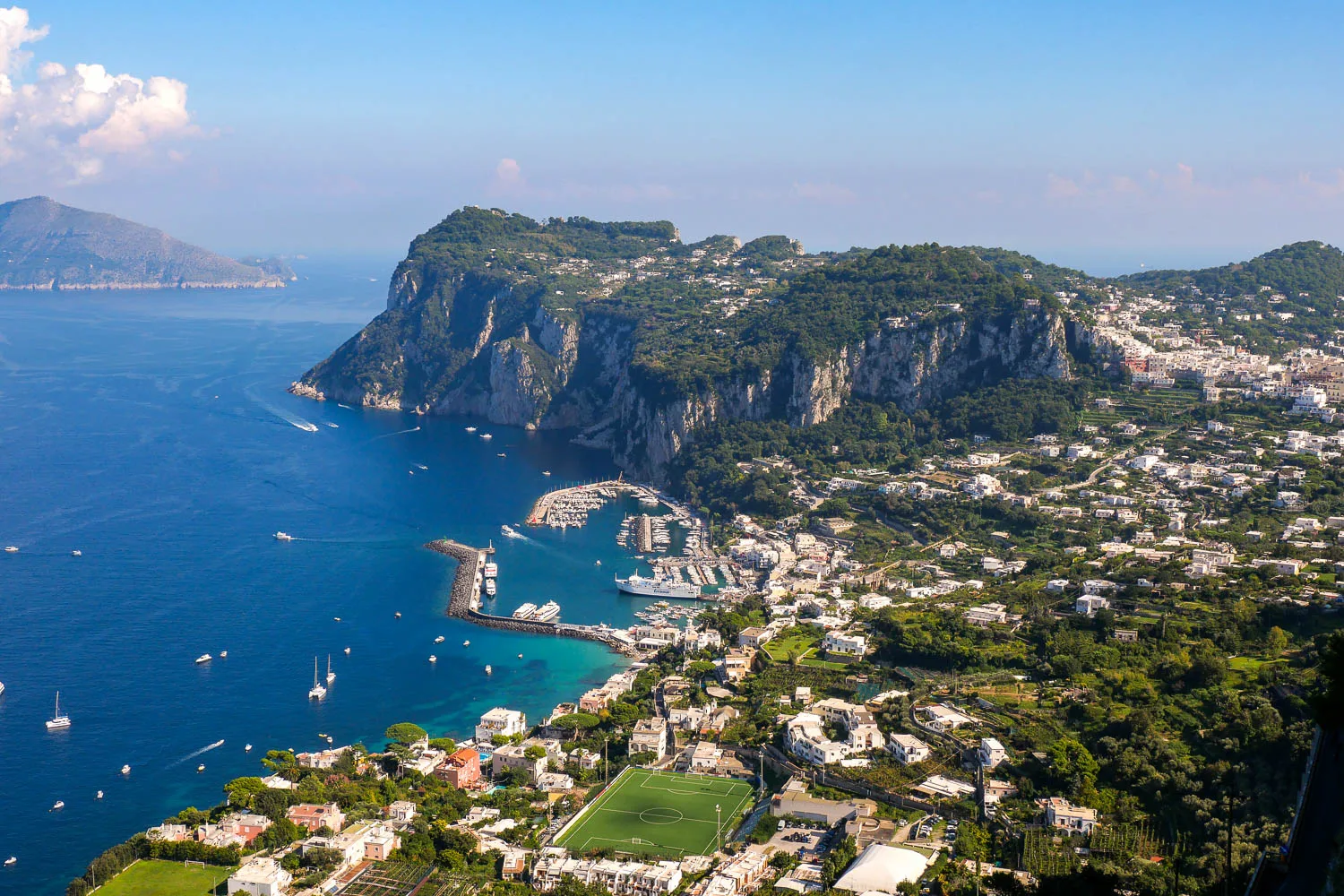 Anacapri viewpoint Villa San Michele Italy