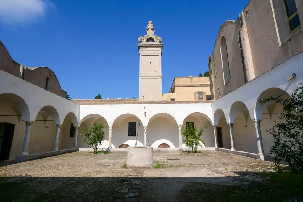 Things to do in Capri Certosa di San Giacomo cloister Italy