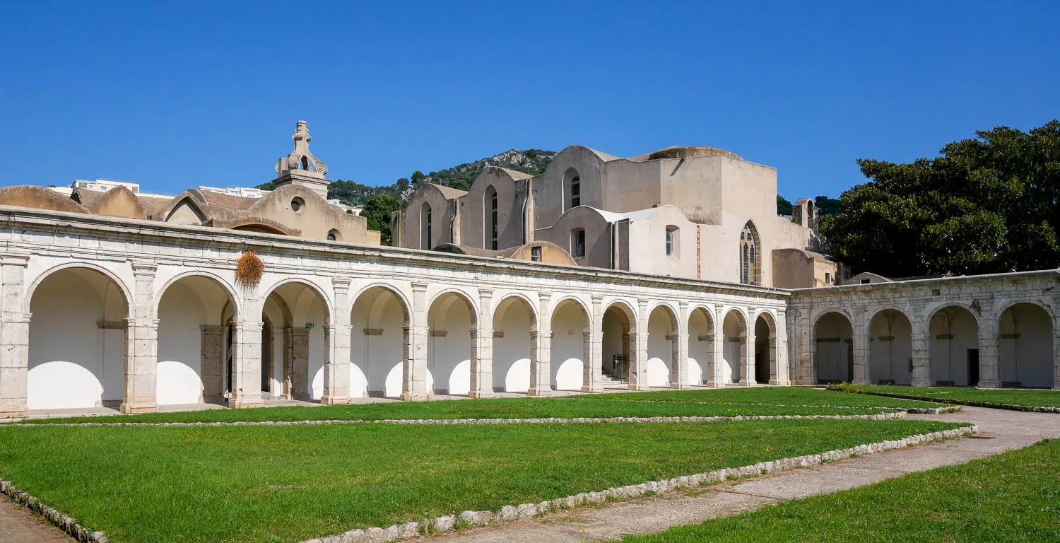Things to do in Capri Certosa di San Giacomo cloister Italy