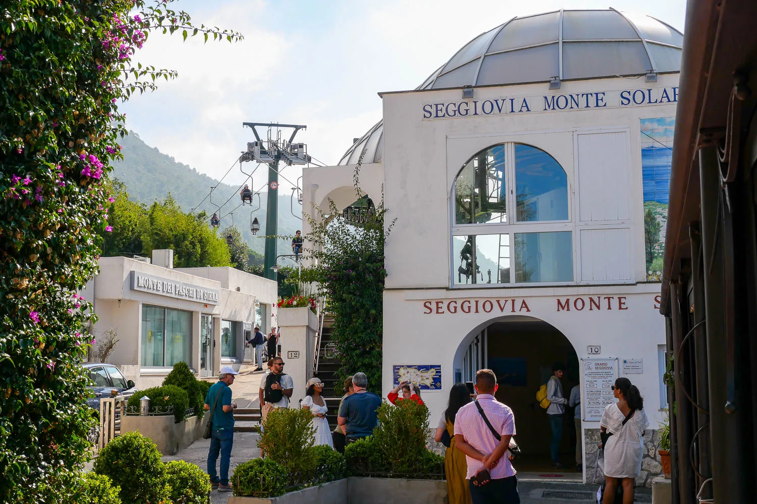 Seggiovia del Monte Solaro Chairlift best things to do in Capri Italy