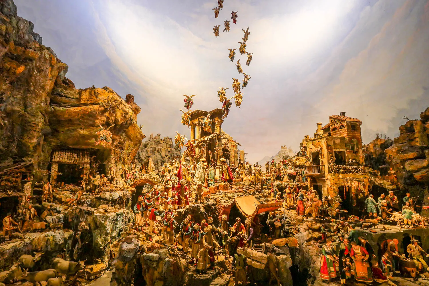 crèche napolitaine à la certosa di san martino naples italie