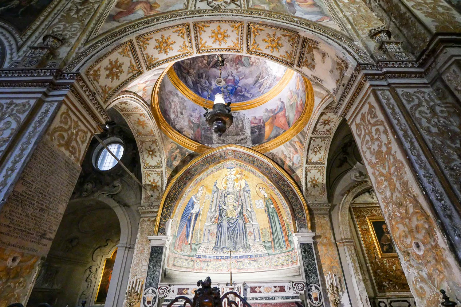 Cathédrale duomo Naples Basilica di Santa Restituta Mosaïques de Santa Maria del Principio Italie