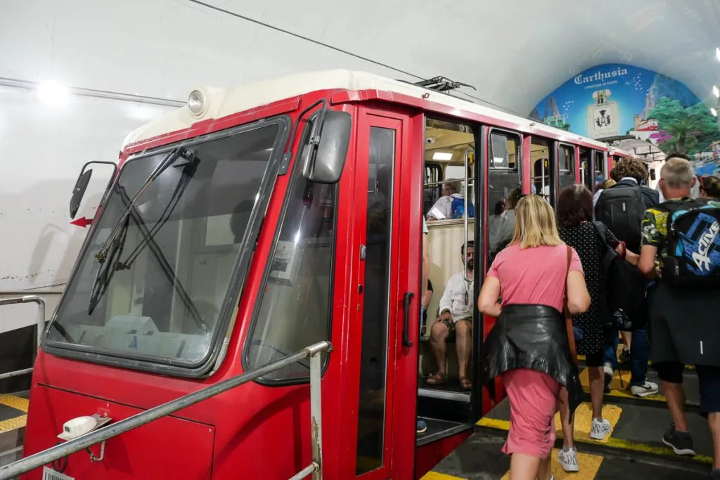 Capri funicular Italy