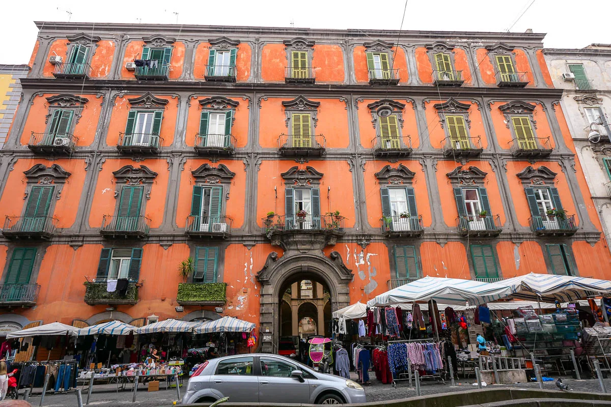 Palazzo dello Spagnolo palace Naples Italy