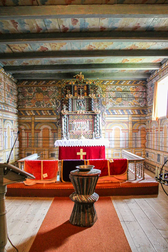 église en bois debout rollag stavkirke norvège