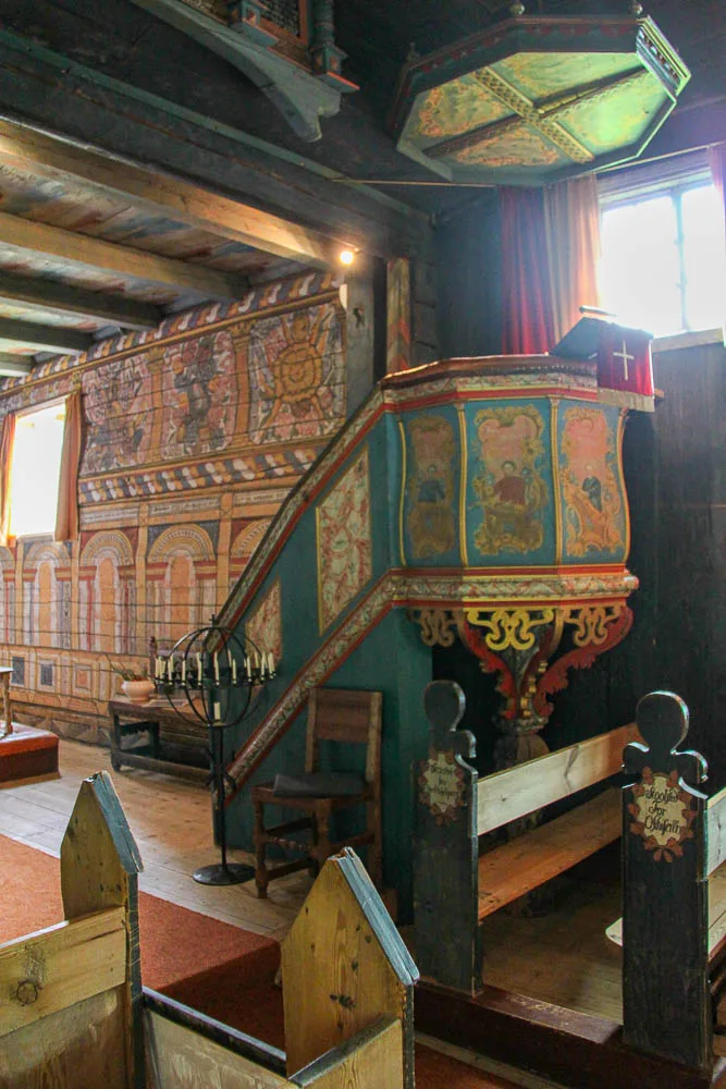 église en bois debout rollag stavkirke norvège