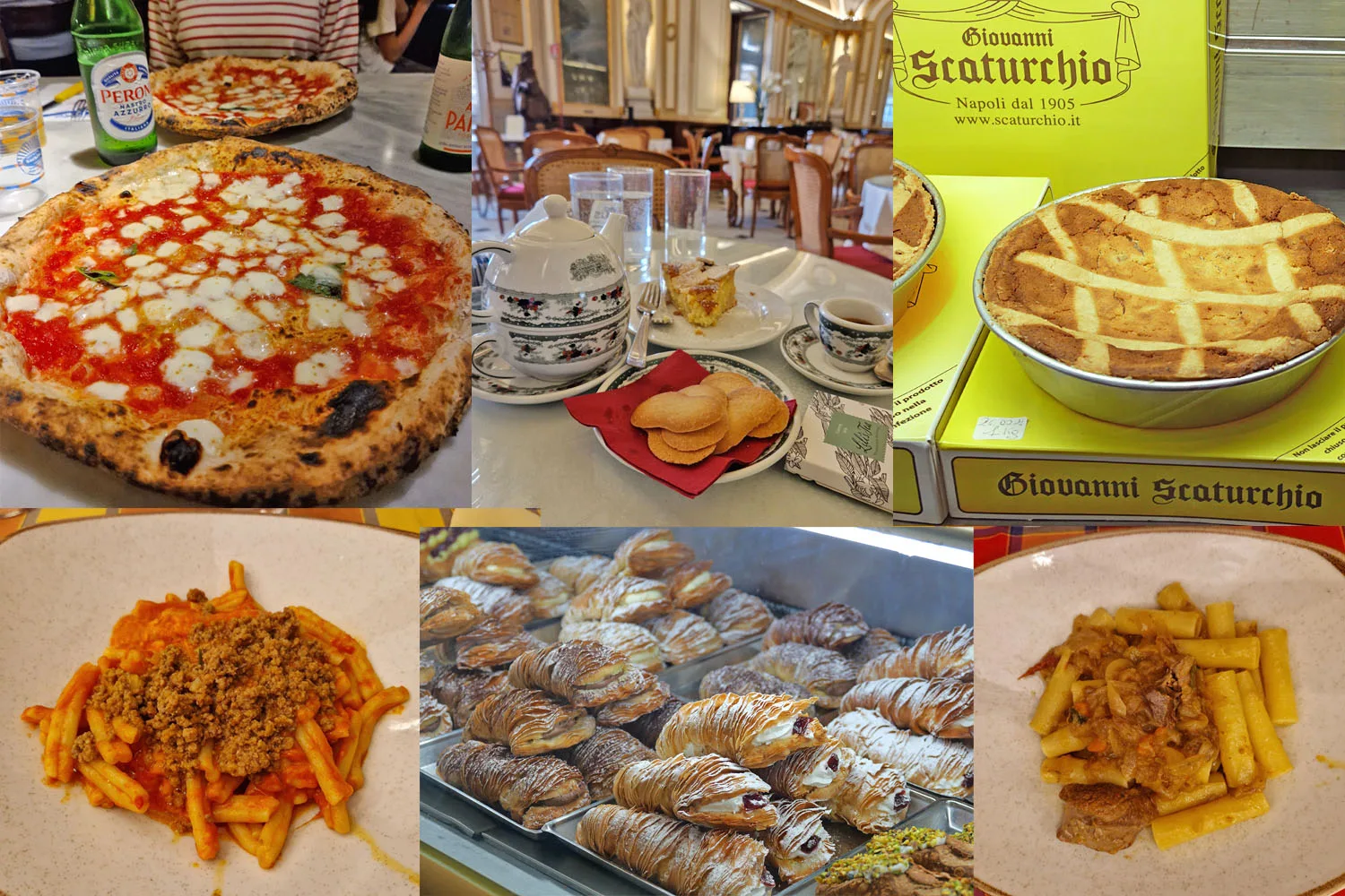 Neapolitan culinary specialties pasta pizza sfogliatella pastiera Naples Italy