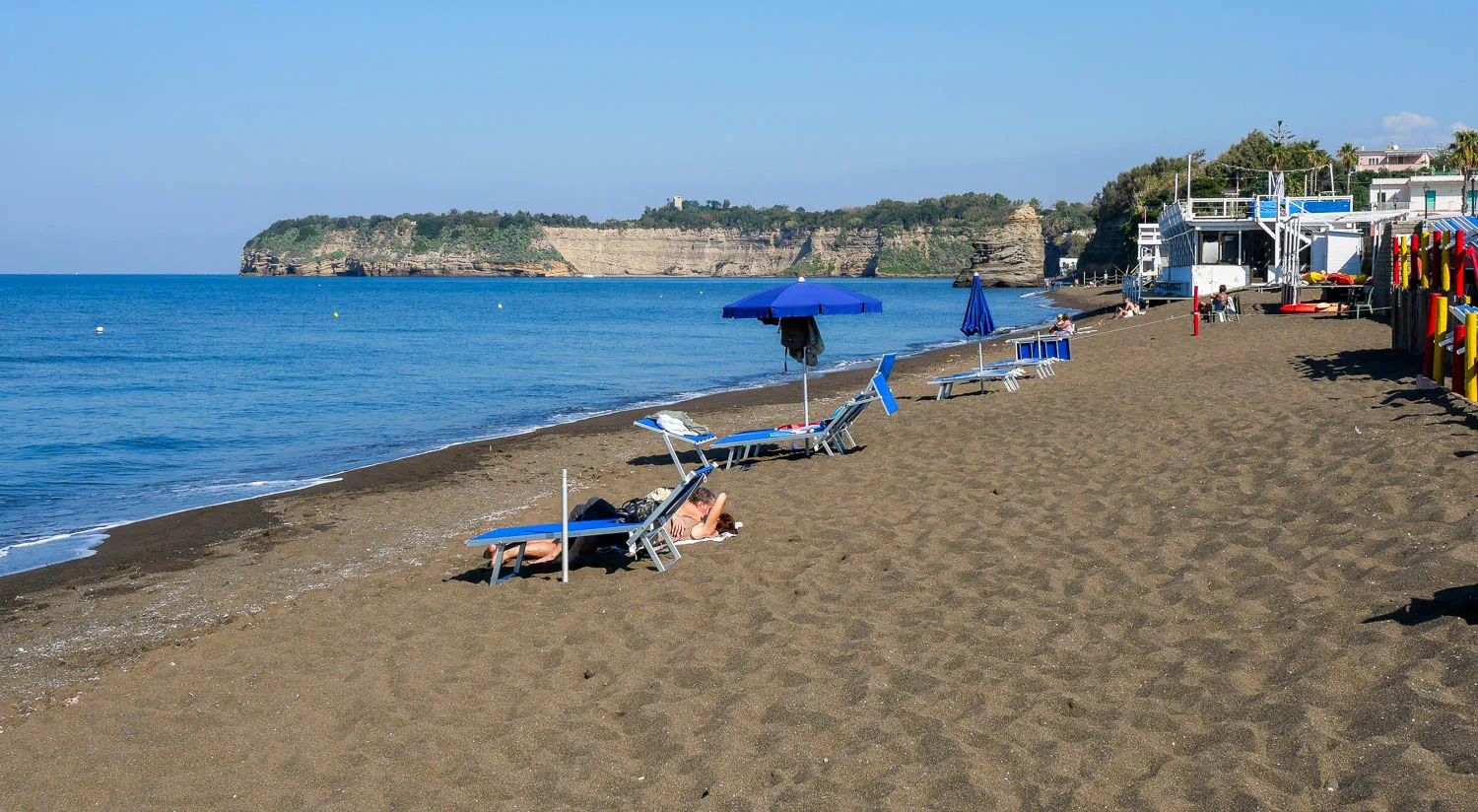 Plage La Capannina Lido Marina Chiaiolella Procida Italie