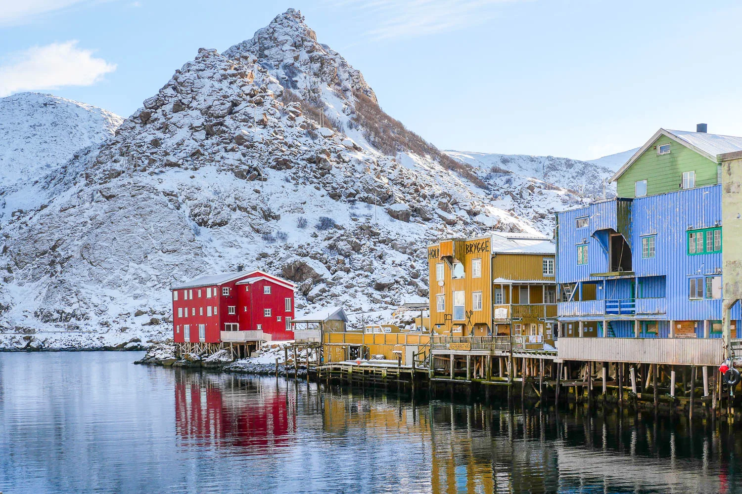 Maisons pêcheurs Nyksund Norvège