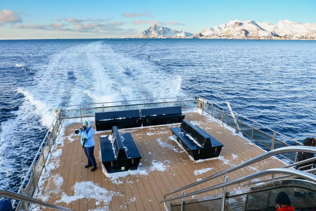 Excursion Trollfjord lofoten norvège extérieur bateau silencieux brim explorer