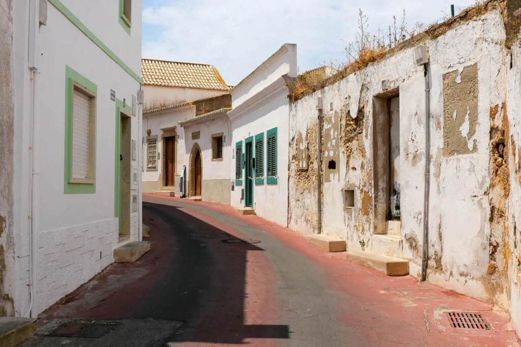 Historic center old town Albufeira Algarve Portugal
