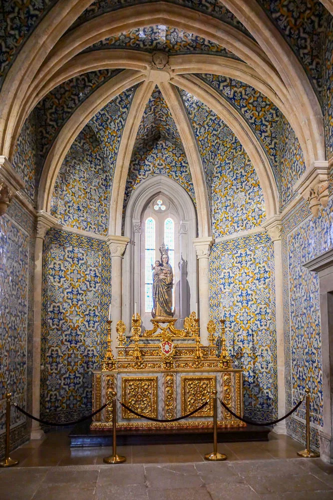 Chapelle azulejos cathédrale Faro Portugal