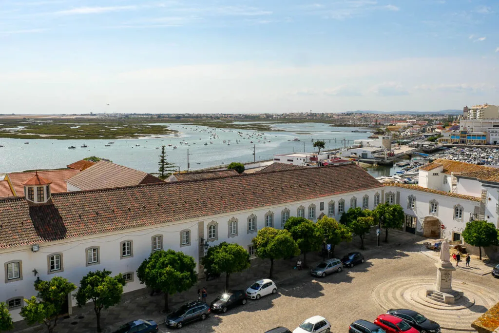 Panorama terrasse cathédrale Faro Portugal