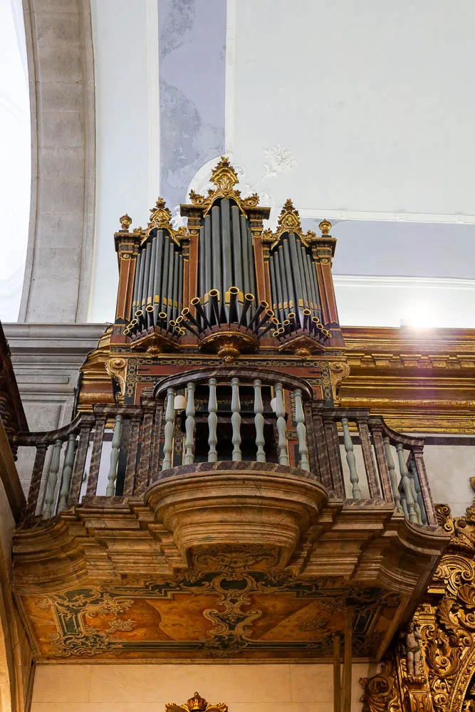 Igreja de Nossa Senhora do Monte do Carmo orgue Faro Portugal