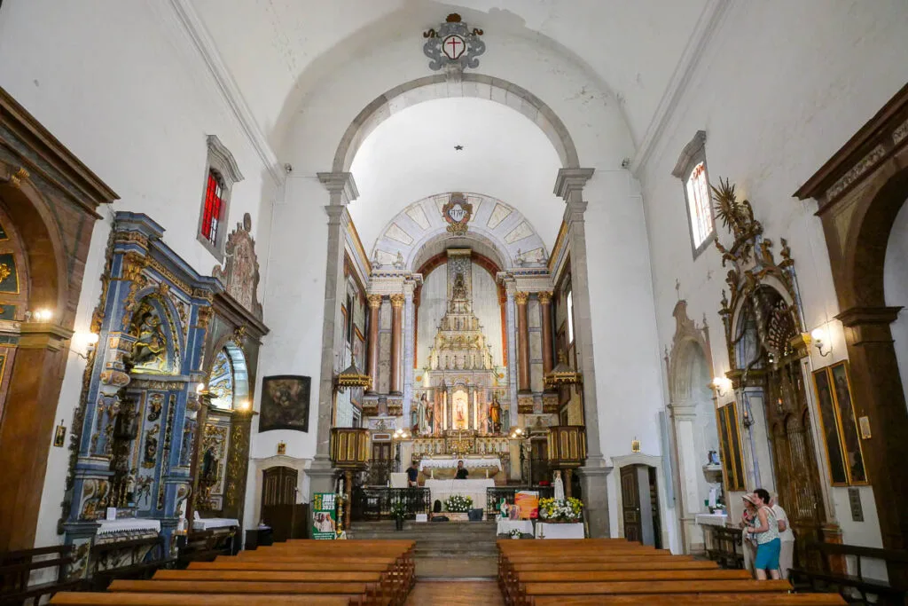 Igreja de Santiago intérieur église Saint Jacques Tavira Portugal