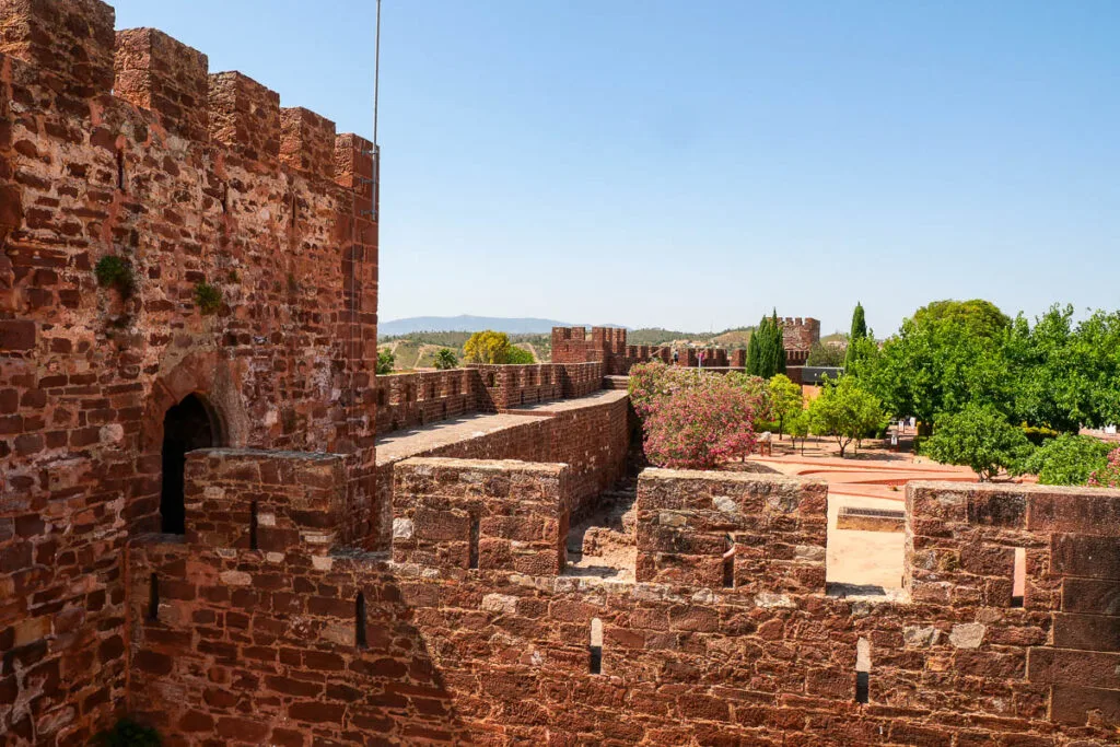 Remparts château Silves Algarve Portugal