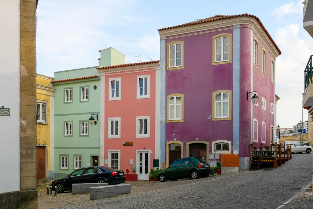 Monchique Village colorful houses Portugal