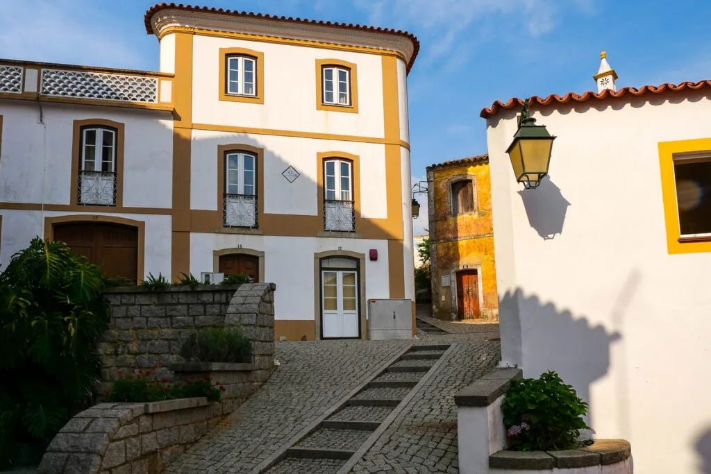Monchique Village colorful houses Portugal
