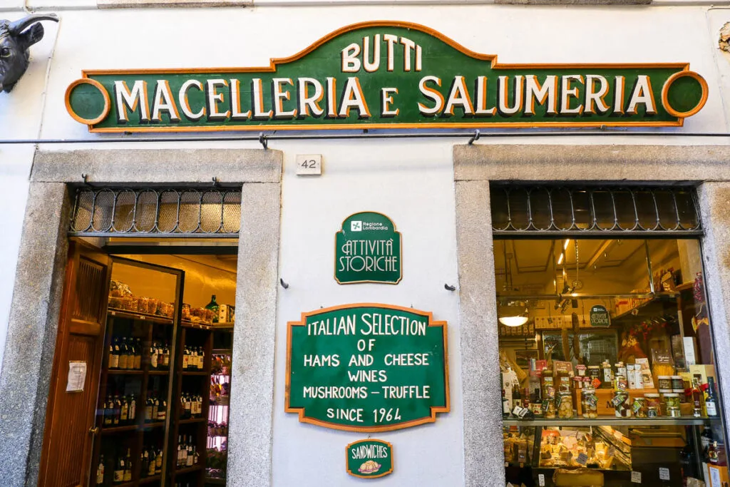 Bellagio salumeria italy