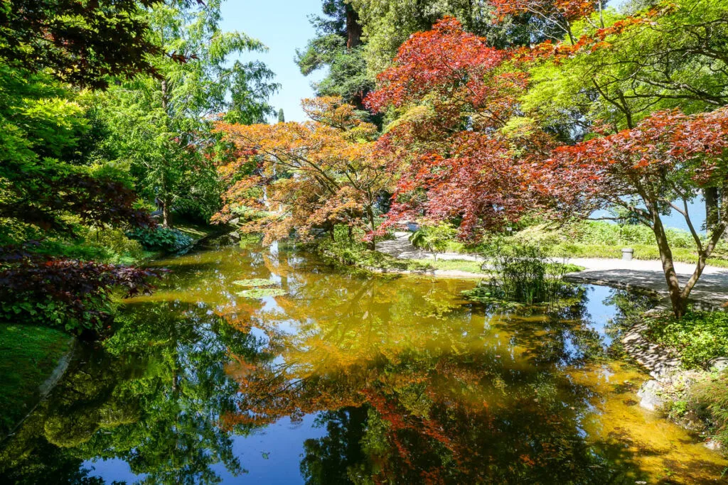 Bellagio japanse garden villa Melzi lake como italy