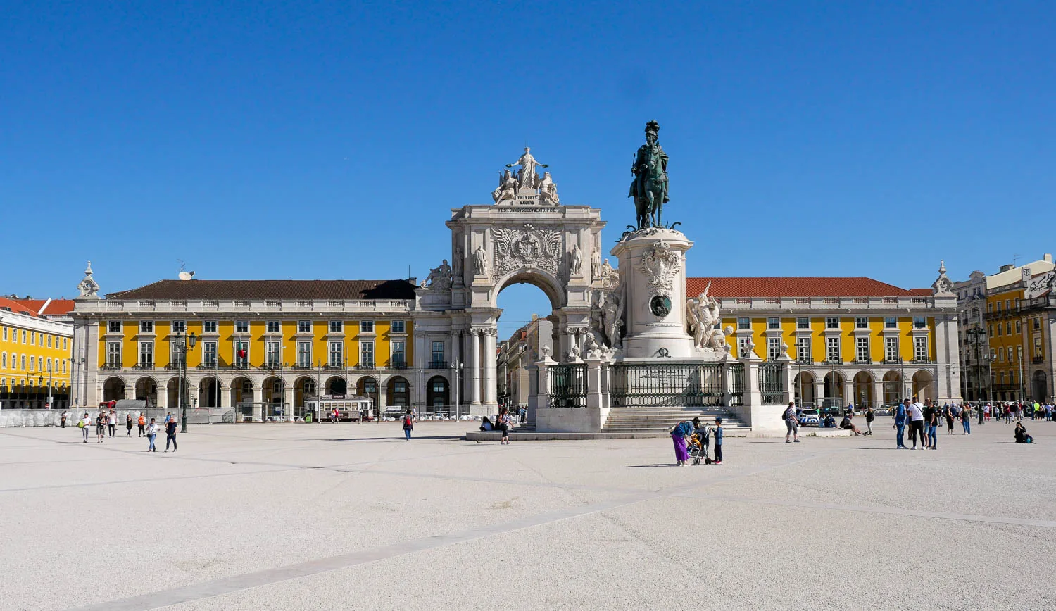 Visiter Lisbonne Portugal Praça do Comércio