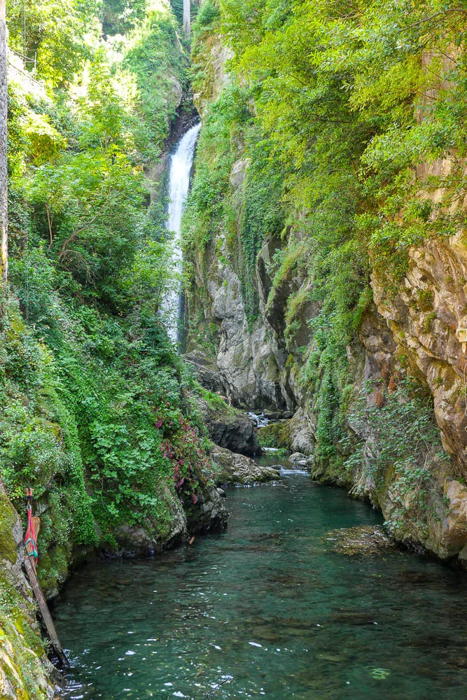 waterfall village Nesso Lake Como Italy