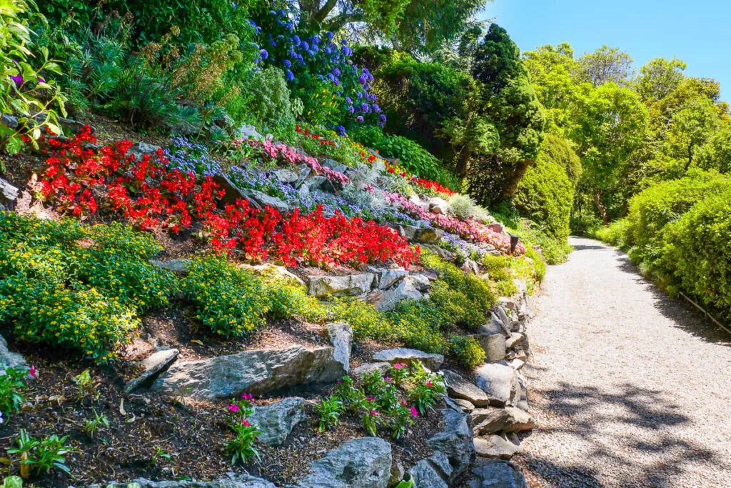 Villa Carlotta garden Tremezzo Lake Como Italy