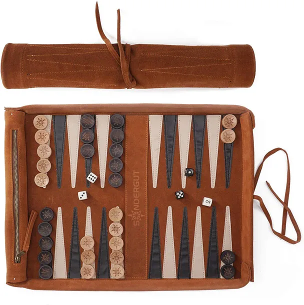 Jeu de Voyage de Backgammon Deluxe idées cadeaux voyageurs