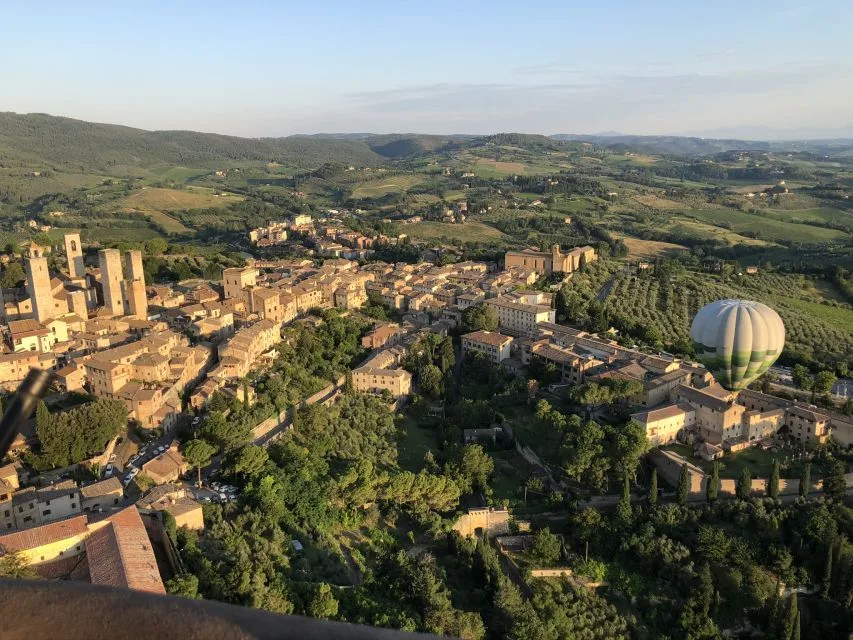 vol montgolfiere toscane