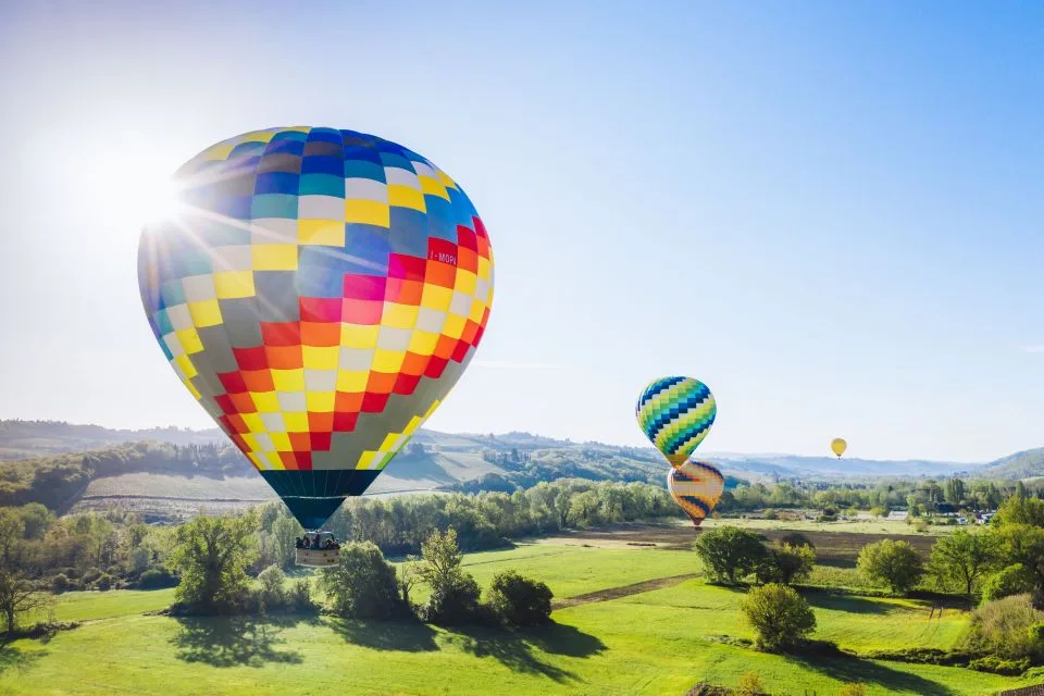 vol montgolfiere toscane