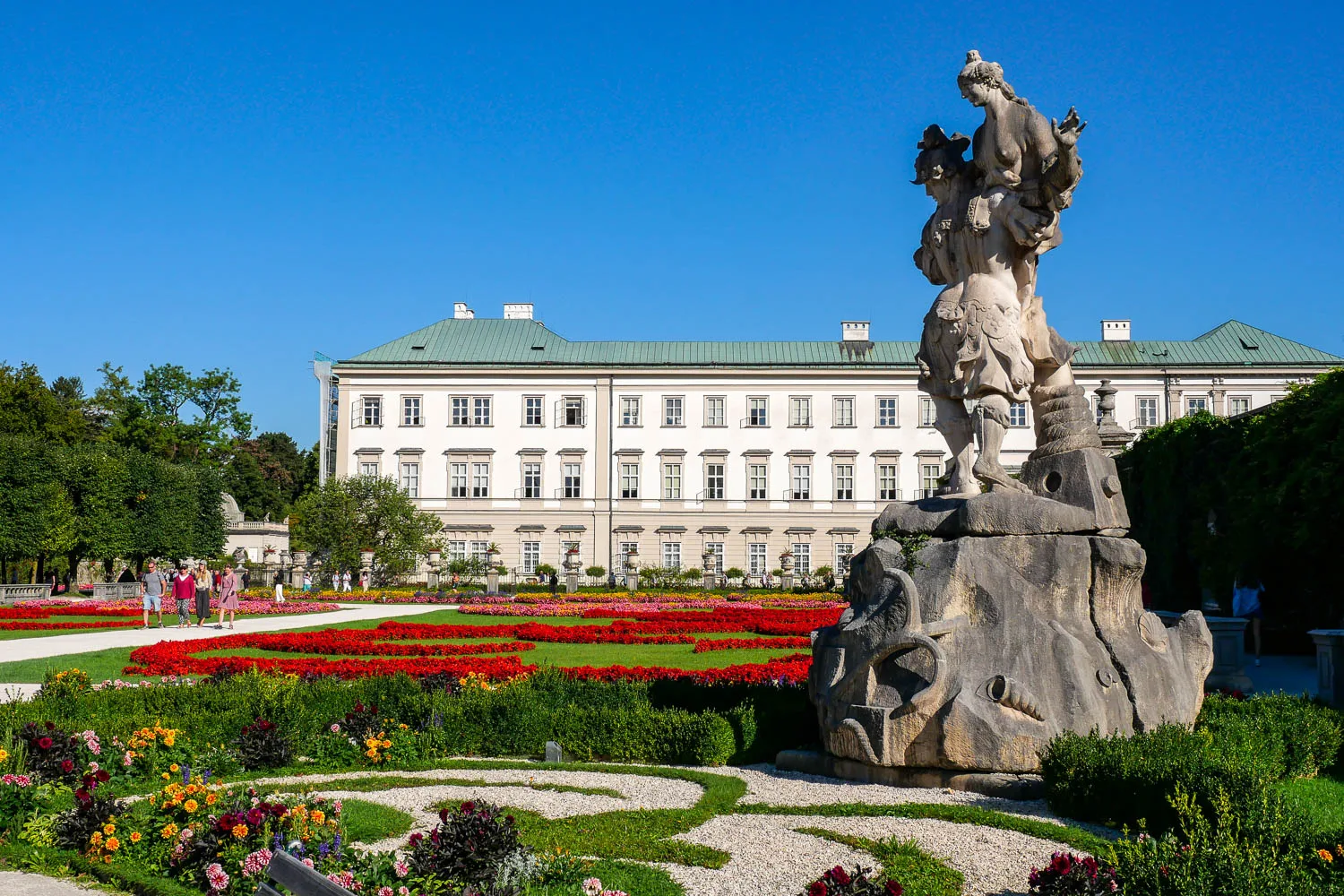 Jardins château Mirabell visiter Salzbourg Autriche