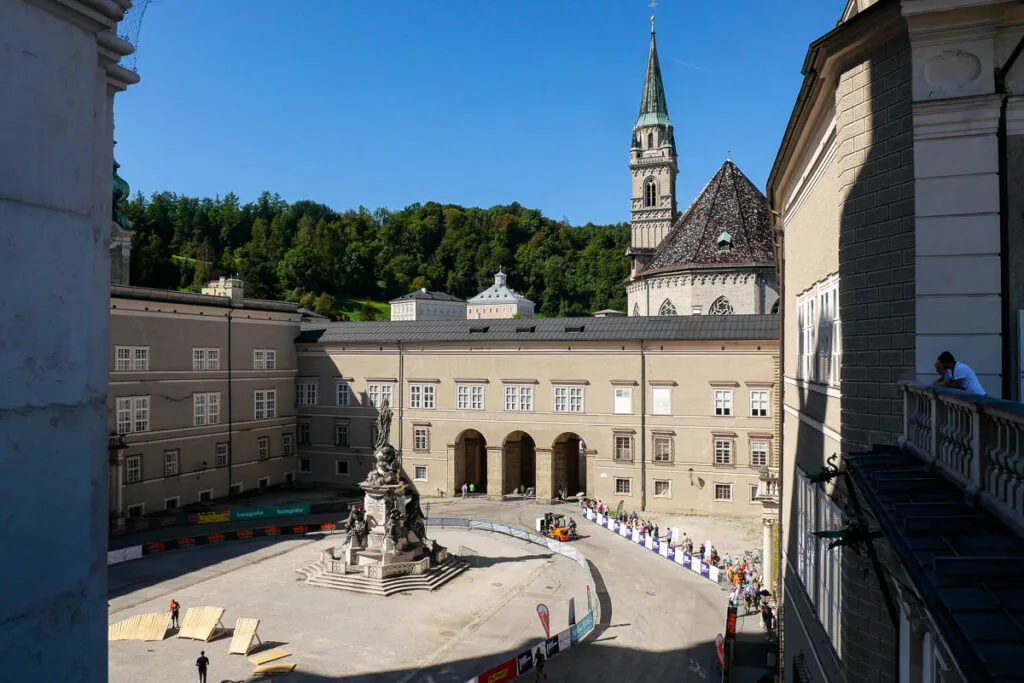 Domplatz Salzbourg Autriche